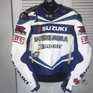 Men’s Leather Motorcycle Jacket LIKE NEW!!